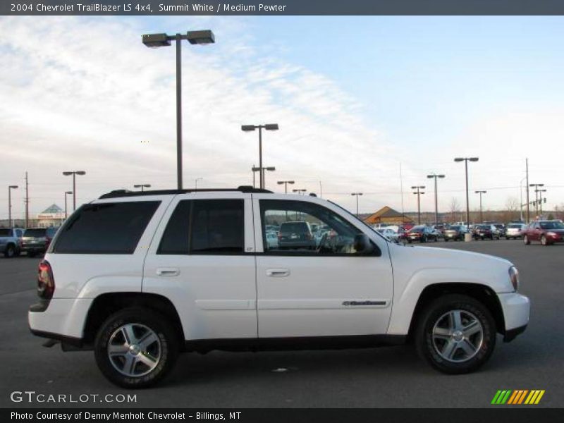 Summit White / Medium Pewter 2004 Chevrolet TrailBlazer LS 4x4