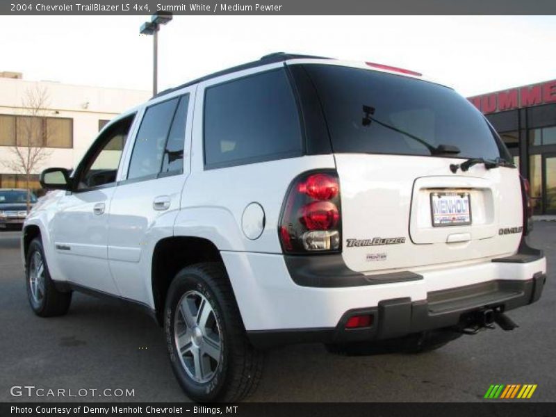 Summit White / Medium Pewter 2004 Chevrolet TrailBlazer LS 4x4