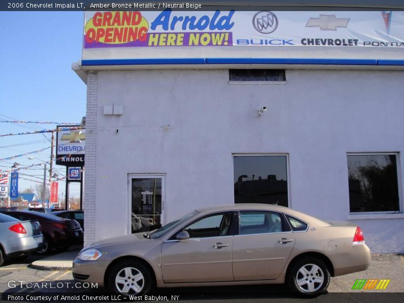 Amber Bronze Metallic / Neutral Beige 2006 Chevrolet Impala LT