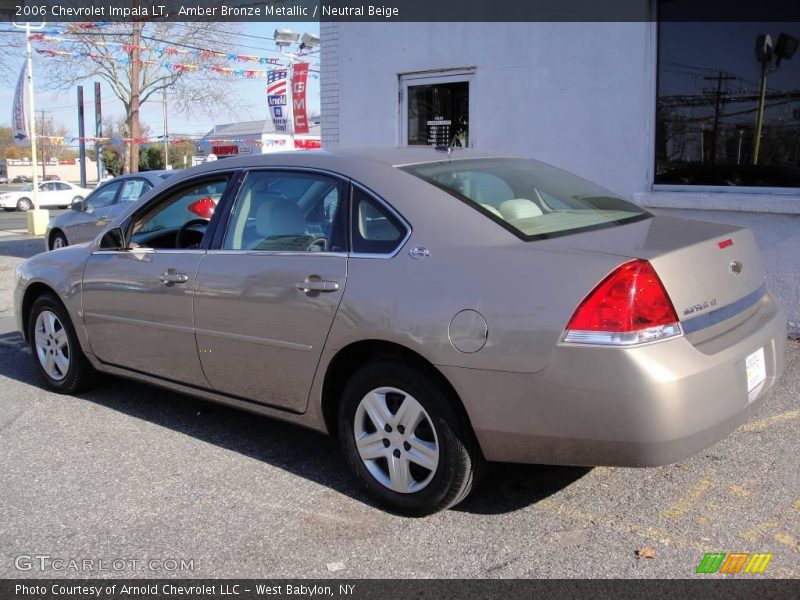 Amber Bronze Metallic / Neutral Beige 2006 Chevrolet Impala LT