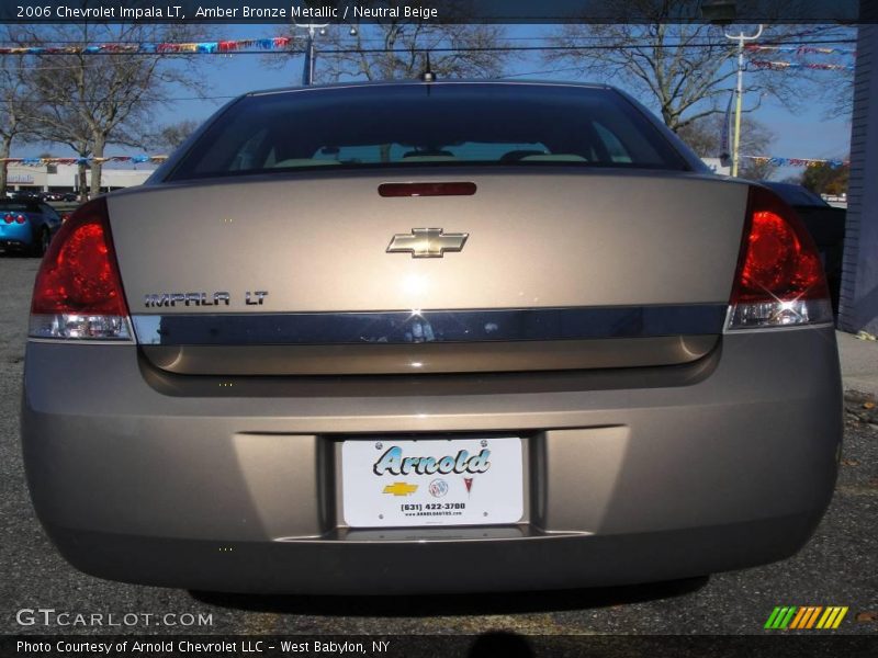Amber Bronze Metallic / Neutral Beige 2006 Chevrolet Impala LT