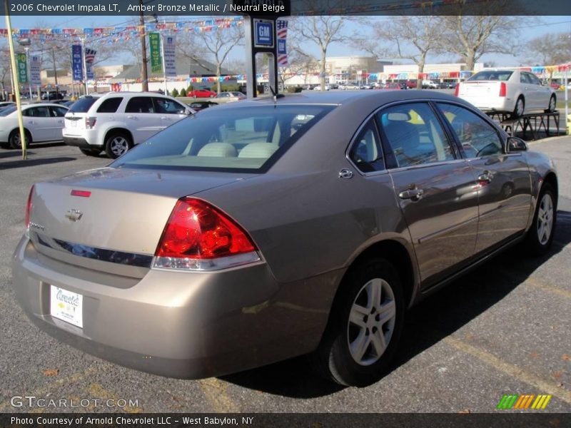Amber Bronze Metallic / Neutral Beige 2006 Chevrolet Impala LT