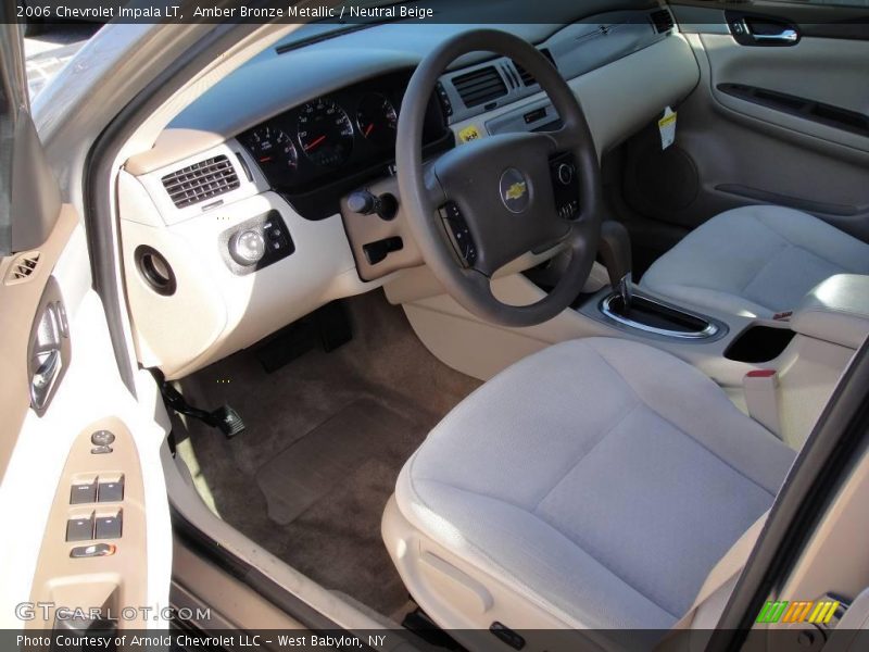 Amber Bronze Metallic / Neutral Beige 2006 Chevrolet Impala LT