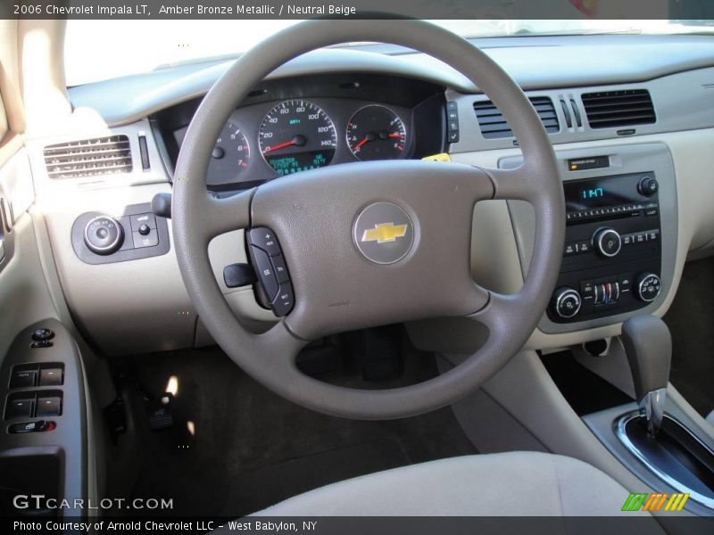 Amber Bronze Metallic / Neutral Beige 2006 Chevrolet Impala LT