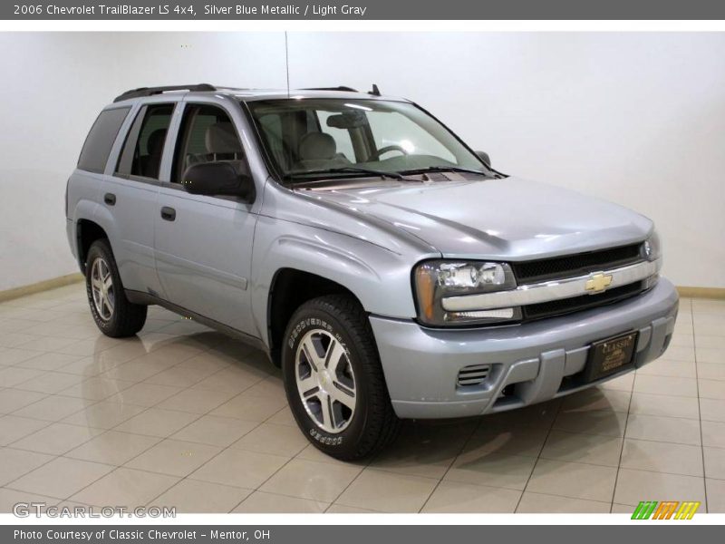 Silver Blue Metallic / Light Gray 2006 Chevrolet TrailBlazer LS 4x4