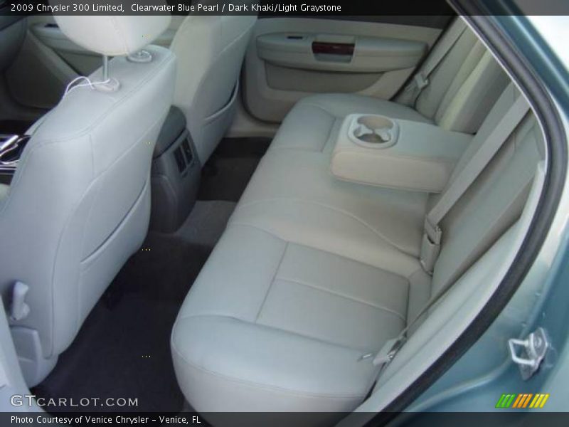 Clearwater Blue Pearl / Dark Khaki/Light Graystone 2009 Chrysler 300 Limited