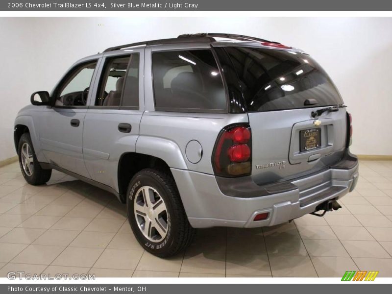 Silver Blue Metallic / Light Gray 2006 Chevrolet TrailBlazer LS 4x4