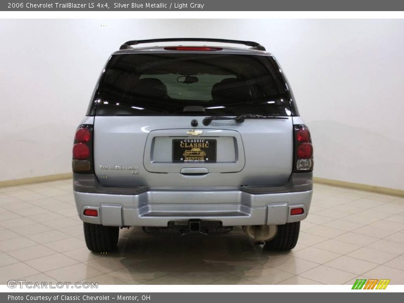 Silver Blue Metallic / Light Gray 2006 Chevrolet TrailBlazer LS 4x4