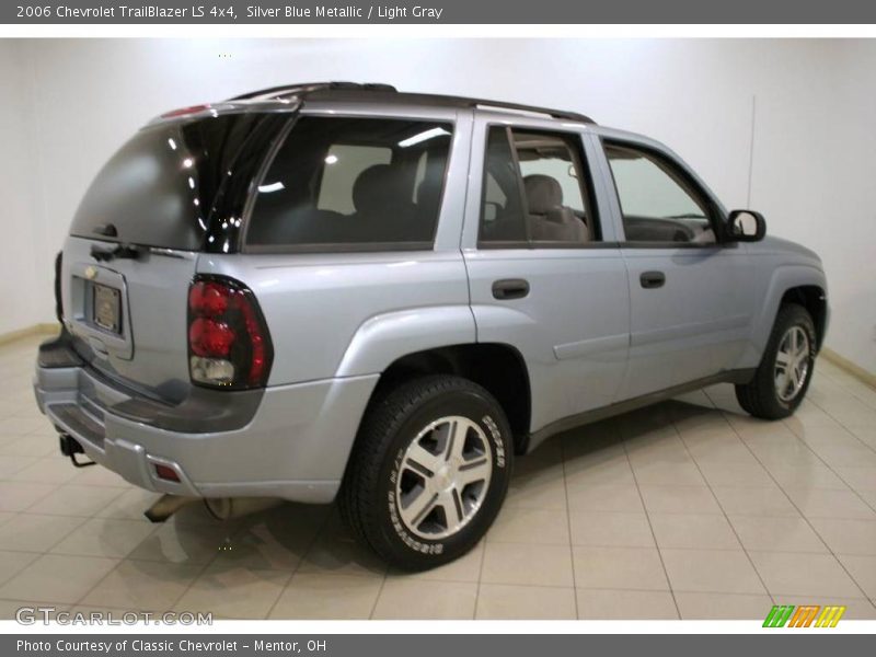 Silver Blue Metallic / Light Gray 2006 Chevrolet TrailBlazer LS 4x4