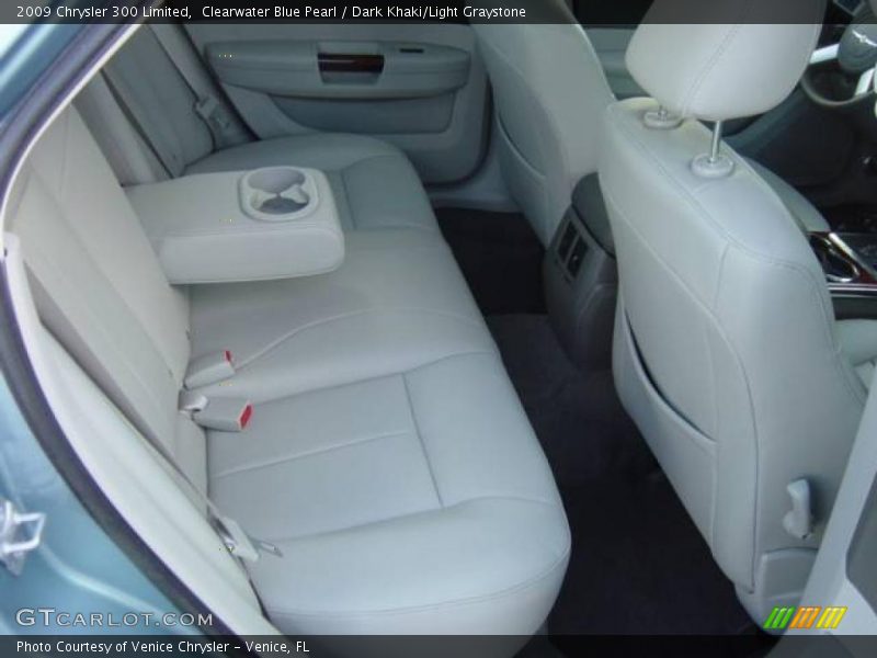 Clearwater Blue Pearl / Dark Khaki/Light Graystone 2009 Chrysler 300 Limited