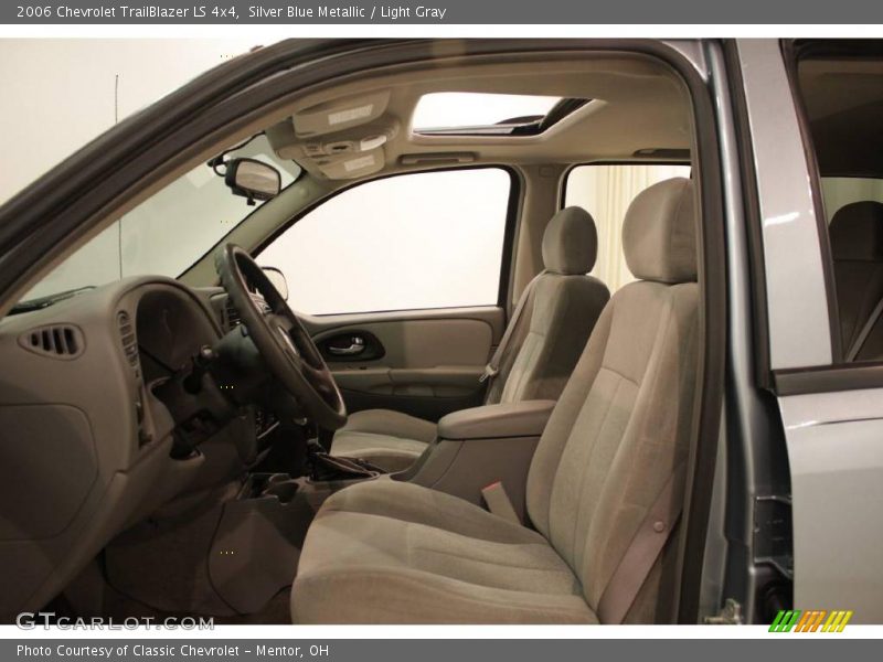 Silver Blue Metallic / Light Gray 2006 Chevrolet TrailBlazer LS 4x4