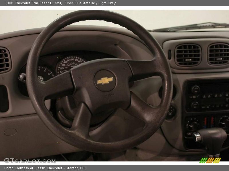Silver Blue Metallic / Light Gray 2006 Chevrolet TrailBlazer LS 4x4