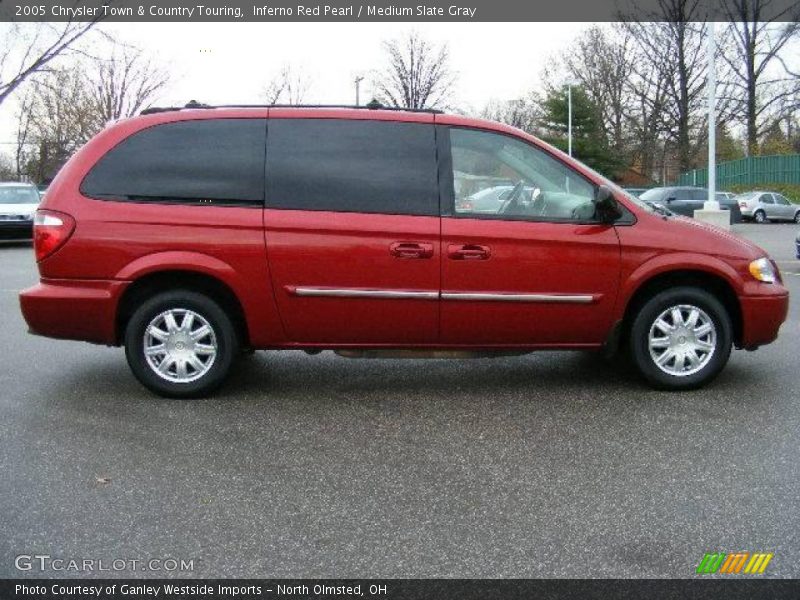 Inferno Red Pearl / Medium Slate Gray 2005 Chrysler Town & Country Touring