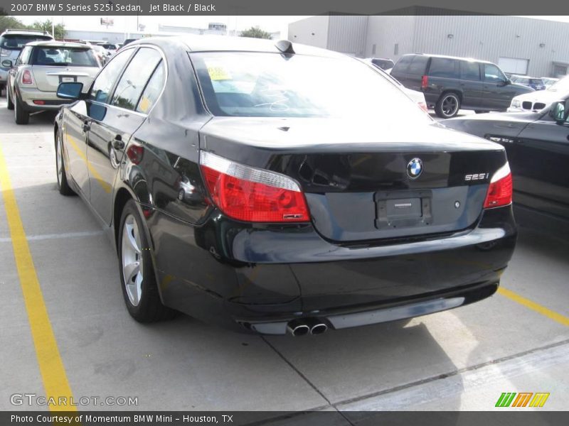 Jet Black / Black 2007 BMW 5 Series 525i Sedan
