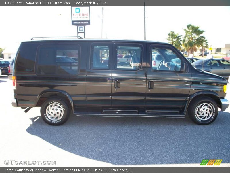 Black/Mark III / Blue 1994 Ford Econoline E150 Custom Van