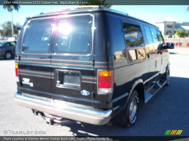 Black/Mark III / Blue 1994 Ford Econoline E150 Custom Van