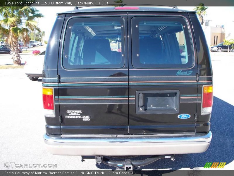 Black/Mark III / Blue 1994 Ford Econoline E150 Custom Van