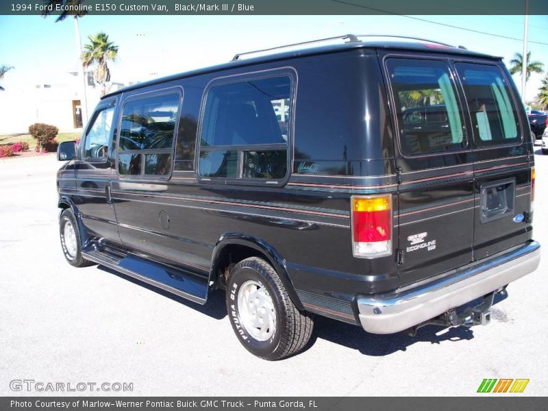 Black/Mark III / Blue 1994 Ford Econoline E150 Custom Van