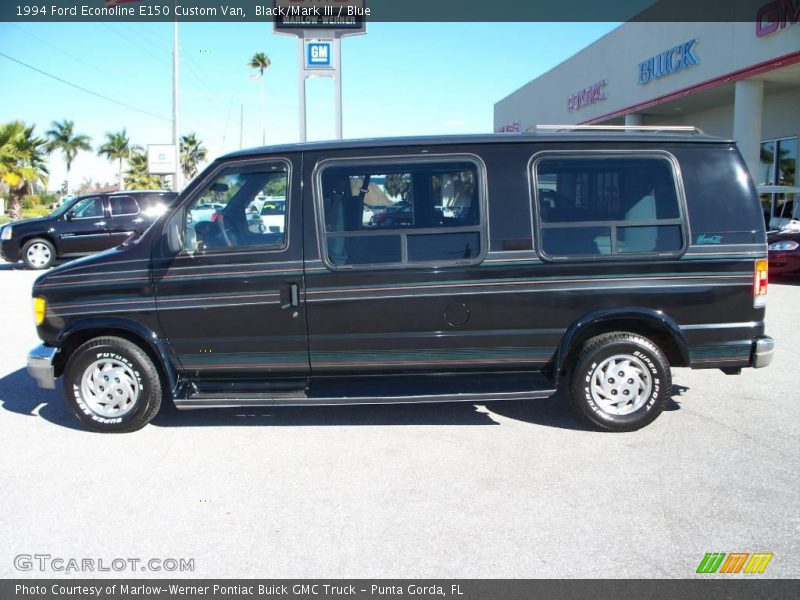 Black/Mark III / Blue 1994 Ford Econoline E150 Custom Van