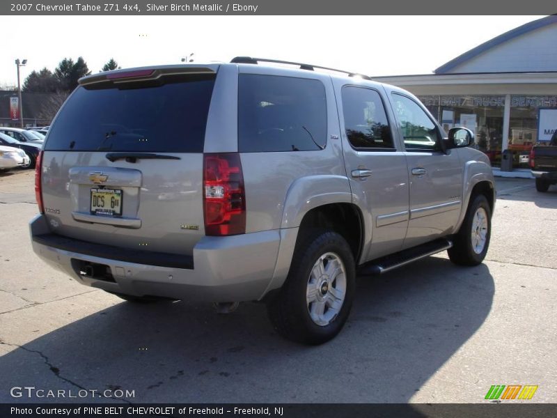 Silver Birch Metallic / Ebony 2007 Chevrolet Tahoe Z71 4x4