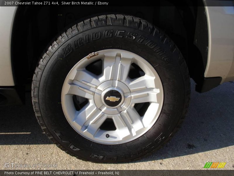 Silver Birch Metallic / Ebony 2007 Chevrolet Tahoe Z71 4x4