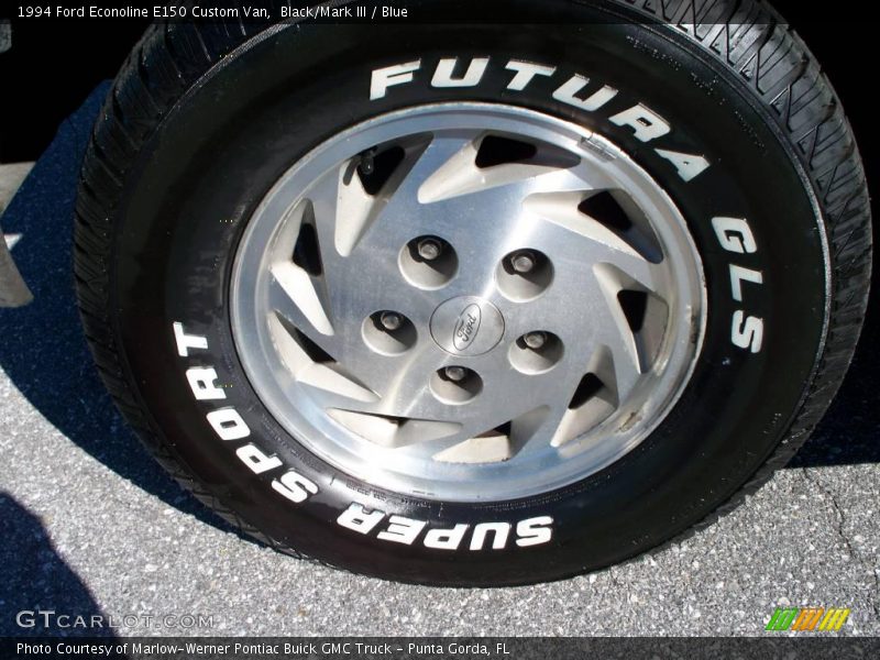 Black/Mark III / Blue 1994 Ford Econoline E150 Custom Van