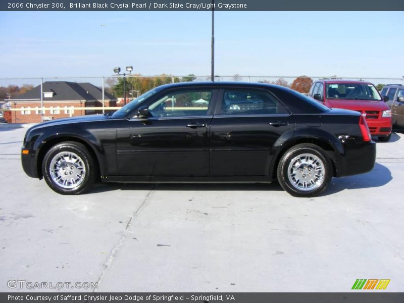Brilliant Black Crystal Pearl / Dark Slate Gray/Light Graystone 2006 Chrysler 300