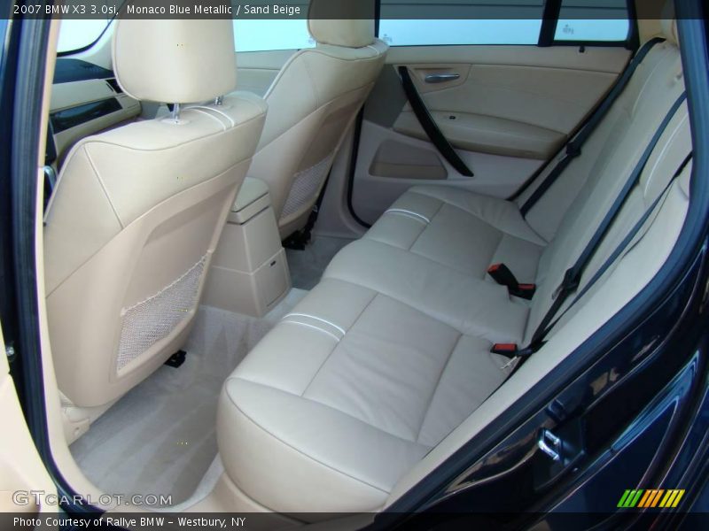 Monaco Blue Metallic / Sand Beige 2007 BMW X3 3.0si