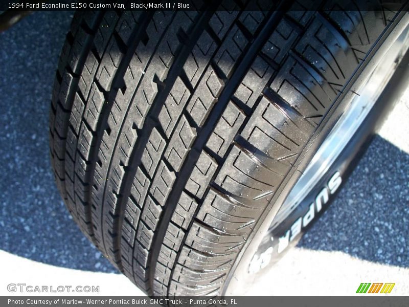 Black/Mark III / Blue 1994 Ford Econoline E150 Custom Van