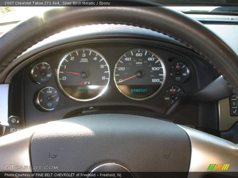 Silver Birch Metallic / Ebony 2007 Chevrolet Tahoe Z71 4x4