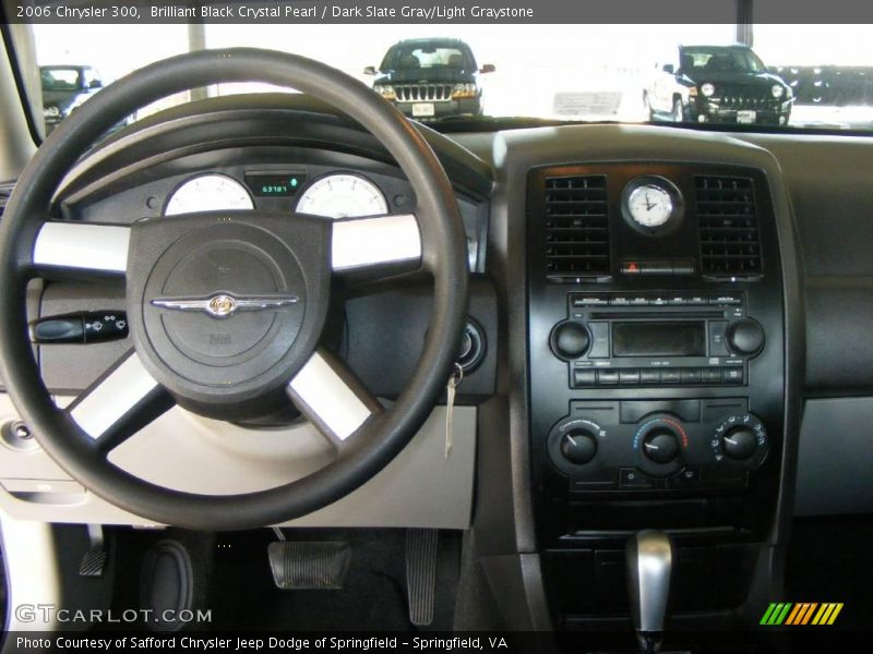 Brilliant Black Crystal Pearl / Dark Slate Gray/Light Graystone 2006 Chrysler 300
