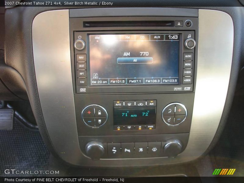 Silver Birch Metallic / Ebony 2007 Chevrolet Tahoe Z71 4x4