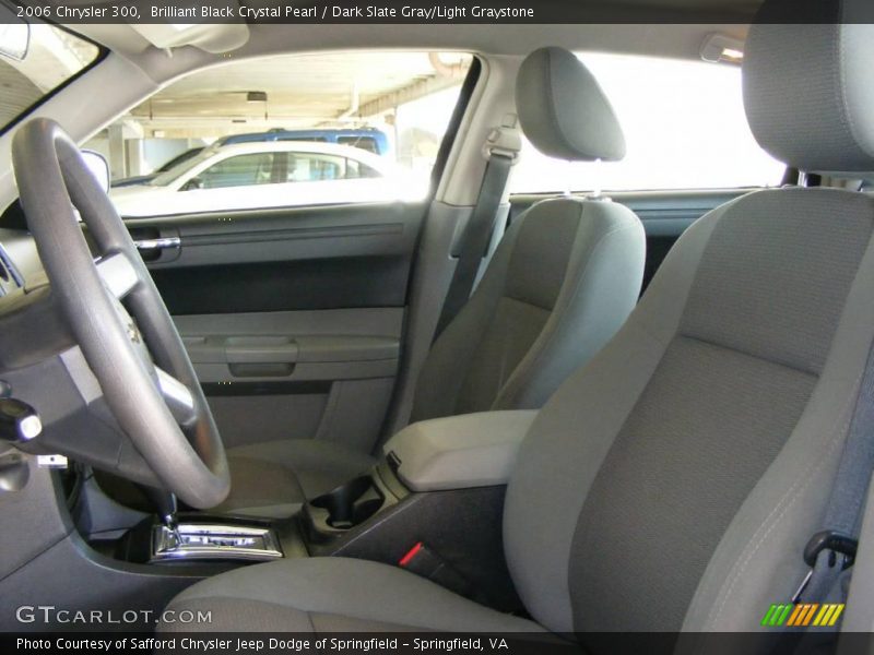 Brilliant Black Crystal Pearl / Dark Slate Gray/Light Graystone 2006 Chrysler 300