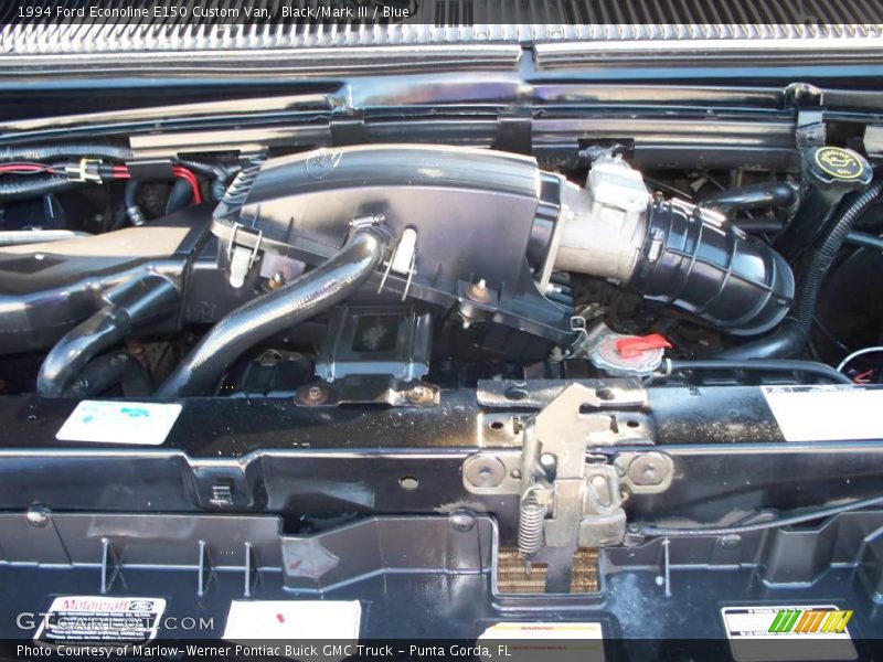 Black/Mark III / Blue 1994 Ford Econoline E150 Custom Van