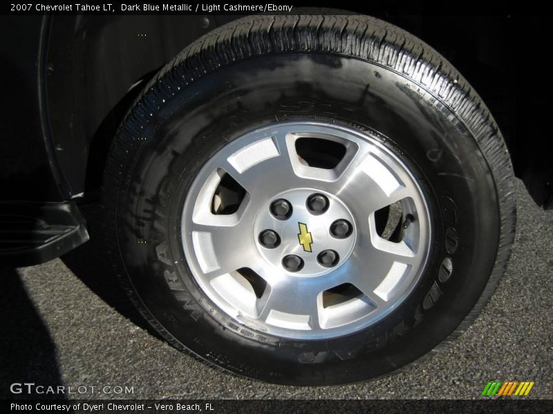 Dark Blue Metallic / Light Cashmere/Ebony 2007 Chevrolet Tahoe LT