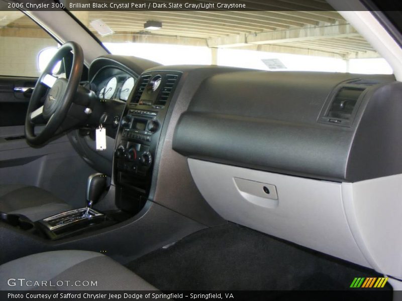 Brilliant Black Crystal Pearl / Dark Slate Gray/Light Graystone 2006 Chrysler 300
