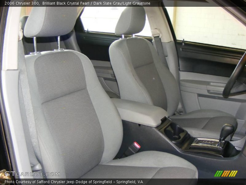Brilliant Black Crystal Pearl / Dark Slate Gray/Light Graystone 2006 Chrysler 300