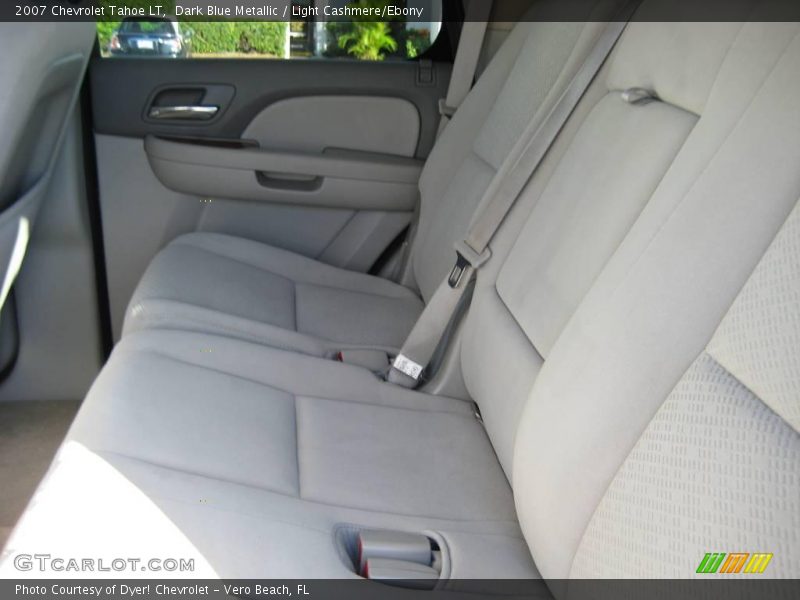 Dark Blue Metallic / Light Cashmere/Ebony 2007 Chevrolet Tahoe LT