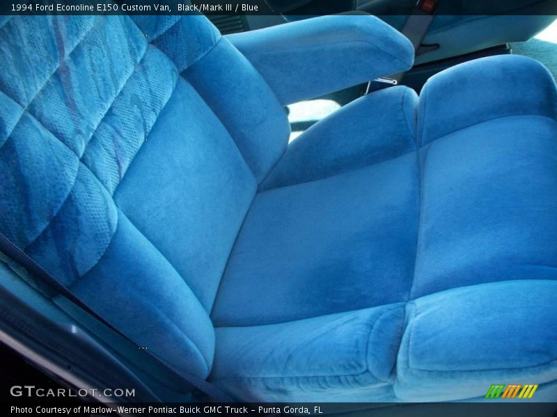 Black/Mark III / Blue 1994 Ford Econoline E150 Custom Van