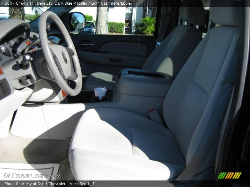 Dark Blue Metallic / Light Cashmere/Ebony 2007 Chevrolet Tahoe LT