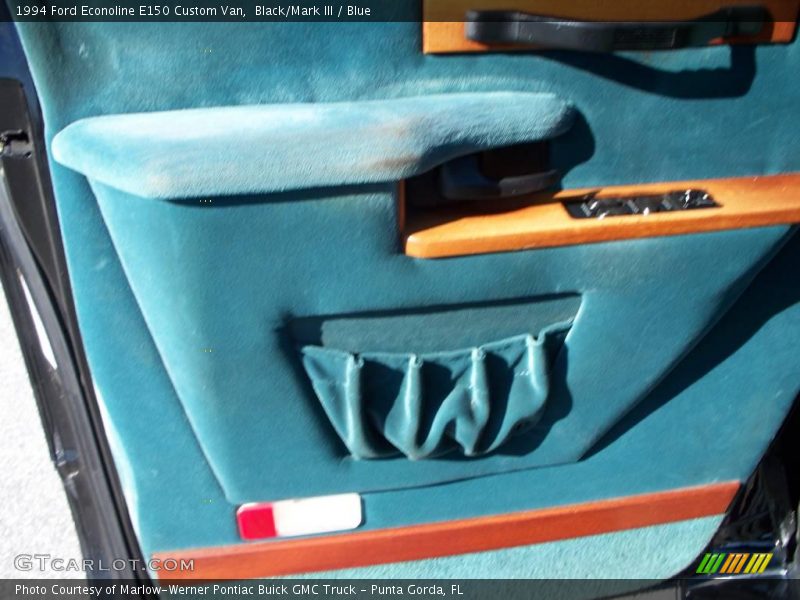 Black/Mark III / Blue 1994 Ford Econoline E150 Custom Van