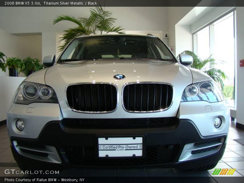 Titanium Silver Metallic / Black 2008 BMW X5 3.0si