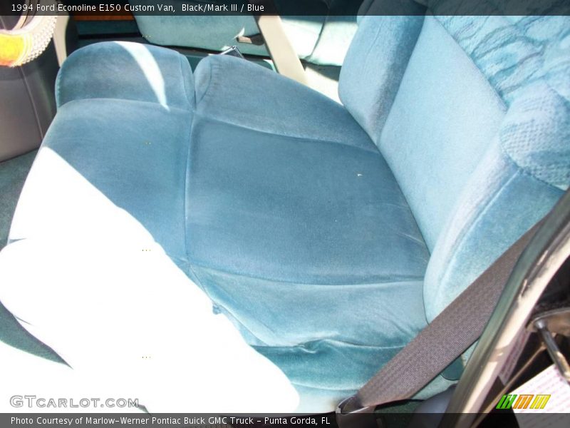 Black/Mark III / Blue 1994 Ford Econoline E150 Custom Van