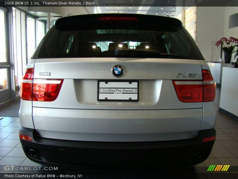 Titanium Silver Metallic / Black 2008 BMW X5 3.0si