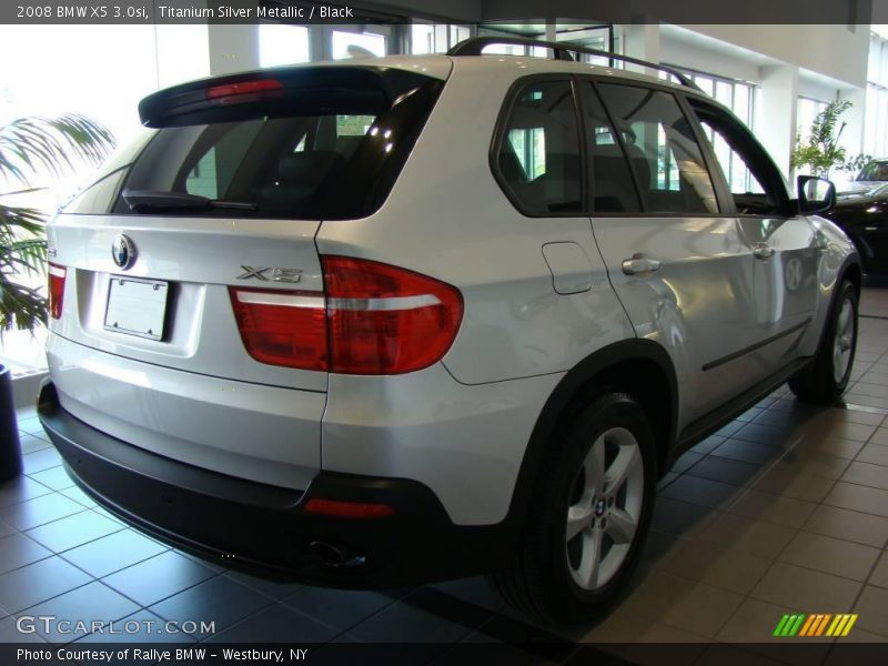 Titanium Silver Metallic / Black 2008 BMW X5 3.0si