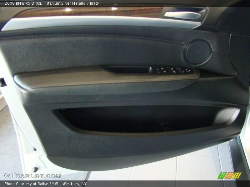 Titanium Silver Metallic / Black 2008 BMW X5 3.0si