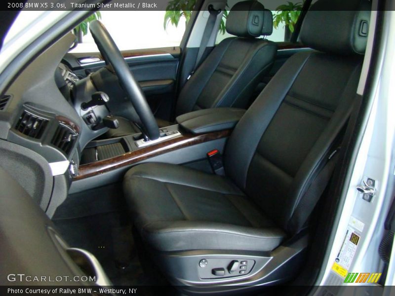 Titanium Silver Metallic / Black 2008 BMW X5 3.0si