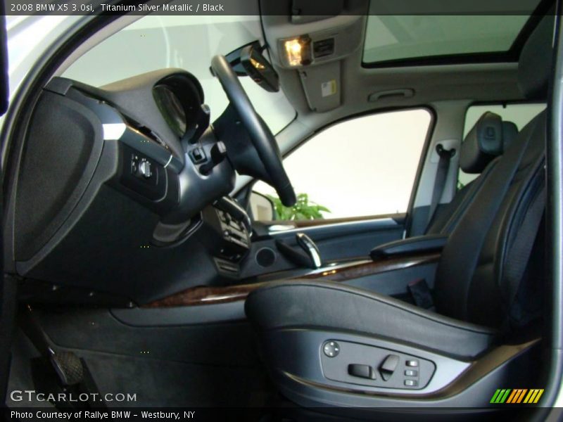Titanium Silver Metallic / Black 2008 BMW X5 3.0si