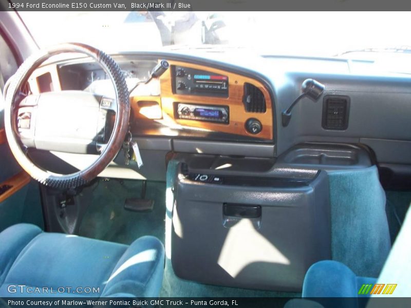 Black/Mark III / Blue 1994 Ford Econoline E150 Custom Van