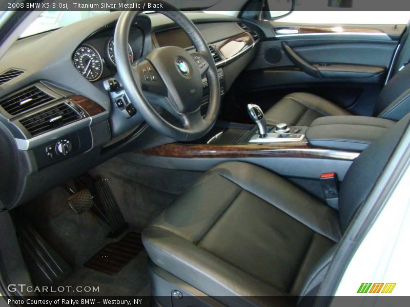 Titanium Silver Metallic / Black 2008 BMW X5 3.0si